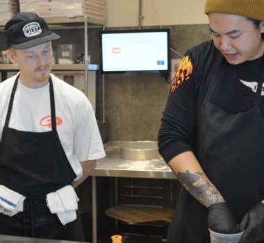 Good Pizza and Doinks Burger Joint Collab