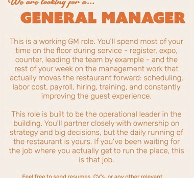 Good Pizza is Hiring!